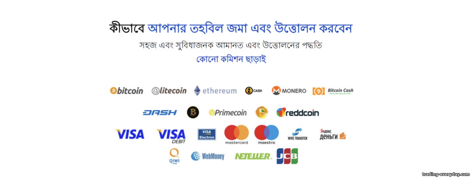 বাইনারিসেন্ট ব্রোকার থেকে তহবিল জমা এবং উত্তোলনের পদ্ধতি বাইনারিসেন্ট ব্রোকার থেকে তহবিল জমা এবং উত্তোলনের পদ্ধতি