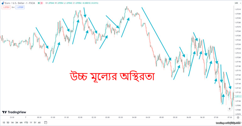 শক্তিশালী দামের অস্থিরতা