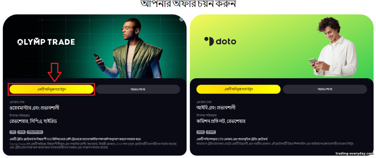 OlympTrade অ্যাফিলিয়েট প্রোগ্রামে নিবন্ধন