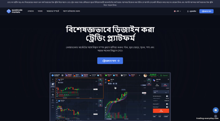 ব্রোকার QuadCode Markets এর অফিসিয়াল ওয়েবসাইট