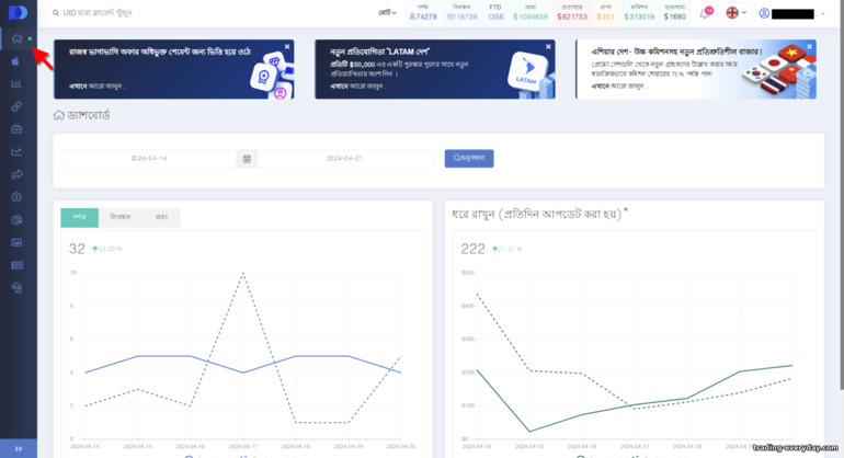 Pocket Option অ্যাফিলিয়েট প্রোগ্রামে সংক্ষিপ্ত পরিসংখ্যান