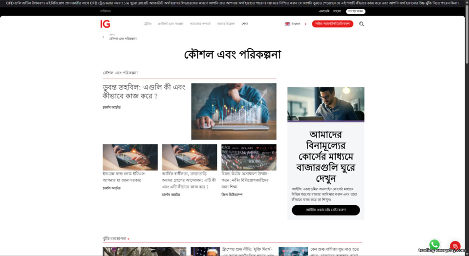 IG Markets ট্রেডিং শিক্ষা IG Markets ট্রেডিং শিক্ষা