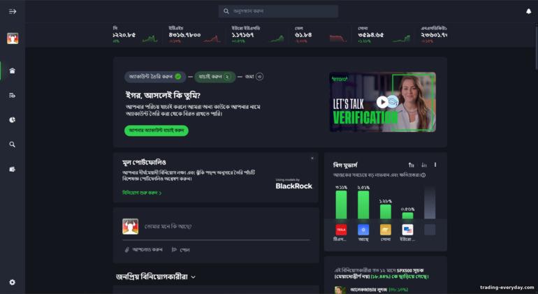 eToro ট্রেডিং অ্যাকাউন্ট eToro ট্রেডিং অ্যাকাউন্ট