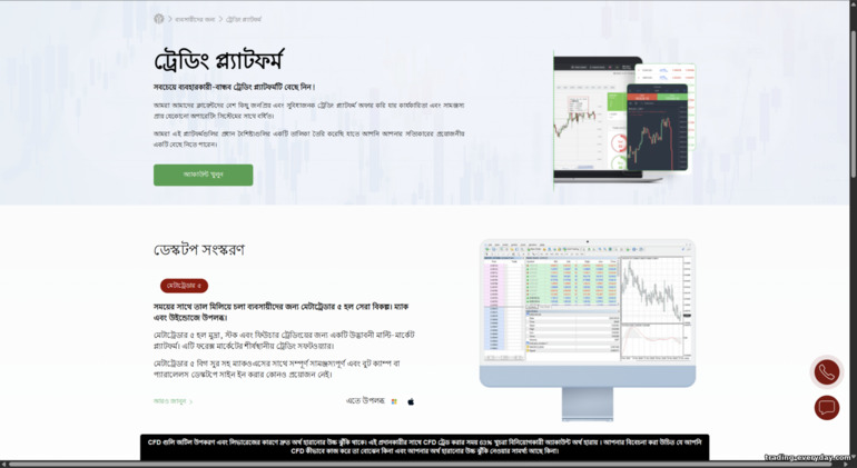 Instaforex ট্রেডিং প্ল্যাটফর্ম