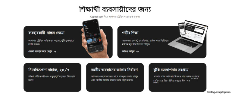 Capital.com নতুন ট্রেডারদের জন্য