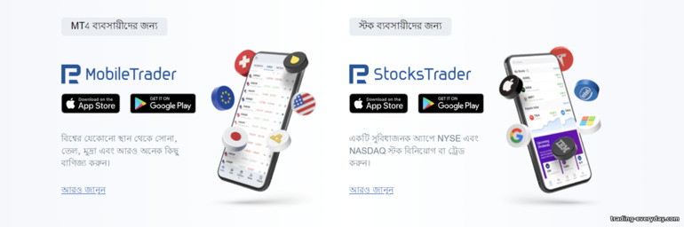 RoboForex মোবাইল অ্যাপ