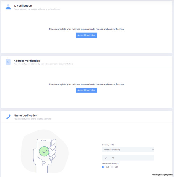 CapitalCore অ্যাকাউন্ট ভেরিফিকেশন