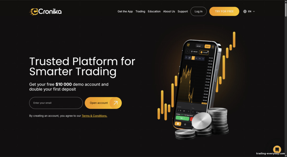 Cronika Broker অফিসিয়াল ওয়েবসাইট