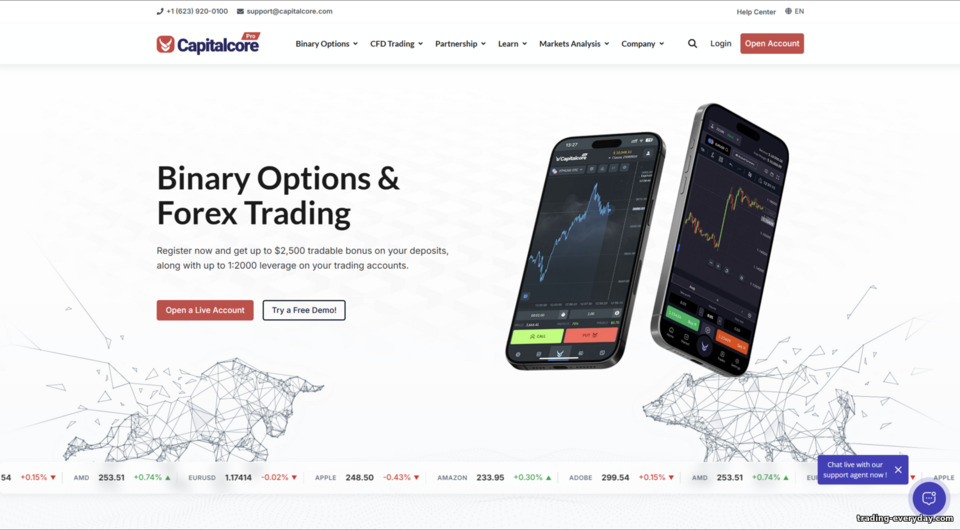 CapitalCore অফিসিয়াল ওয়েবসাইট