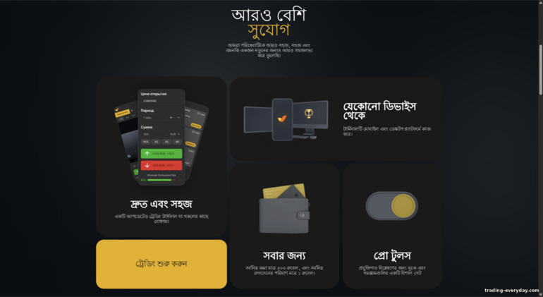 BinTrade ট্রেডিং অফারসমূহ BinTrade ট্রেডিং অফারসমূহ